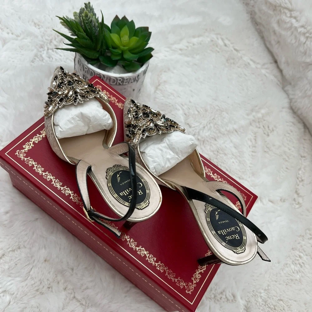 Rene caovilla, like new, size 39,5 - Picture 7 of 8